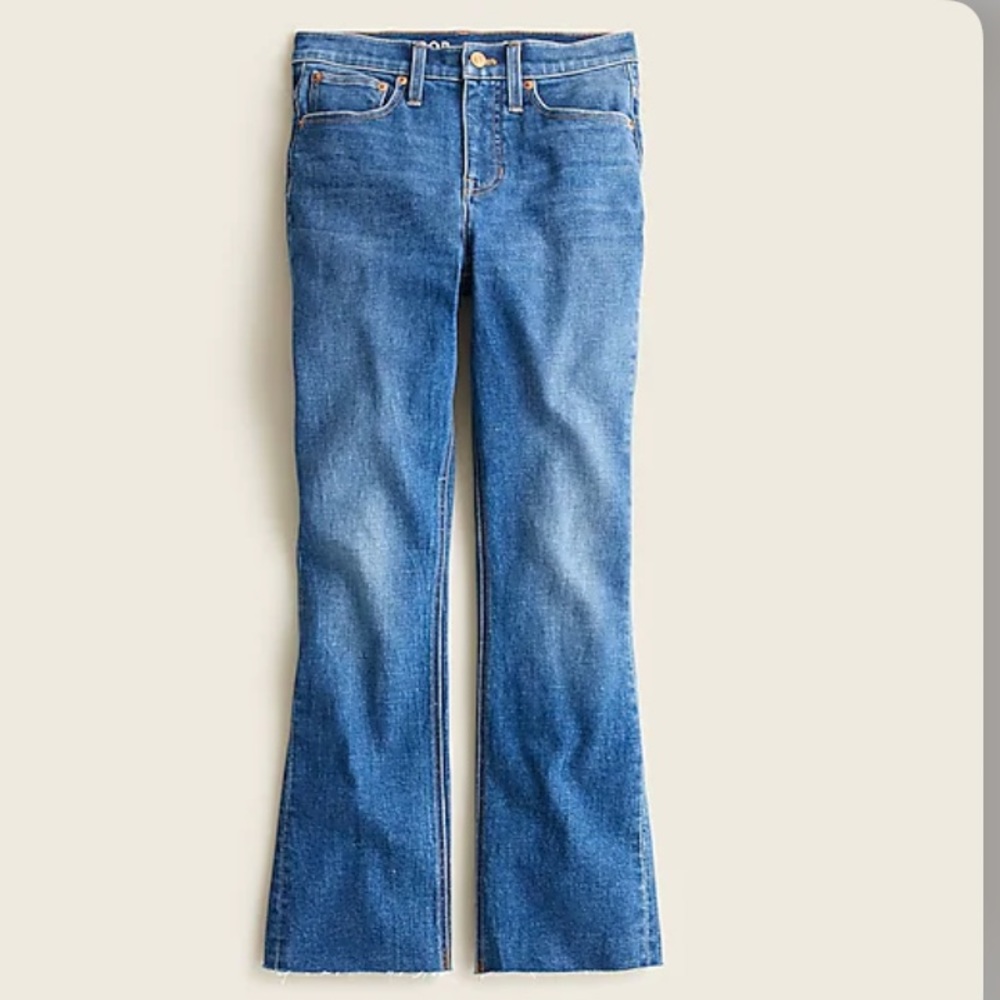 NWT J Crew Demi Boot Crop Jeans - Picture 1 of 15